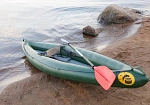 Фотография "ВАРВАР-310" - одноместный надувной каяк (байдарка) с надувным дном с самоотливом из ПВХ из ПВХ (PVC) ТаймТриал