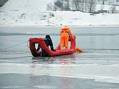Фотография Многофункциональная надувная спасательная лодка ПВХ для МЧС для спасения на воде, льду из ПВХ (PVC) ТаймТриал
