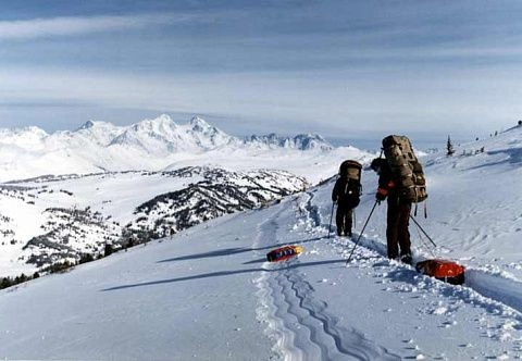 Сани-волокуши 50л двусторонние для лыжных зимних походов