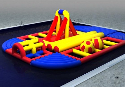 Надувной водный аттракцион 