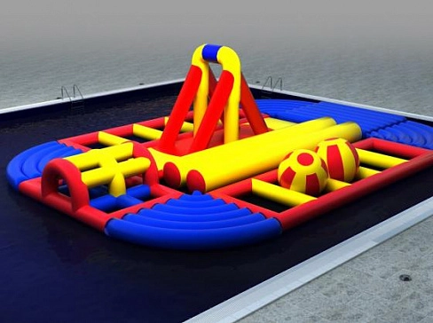 Надувной водный аттракцион 