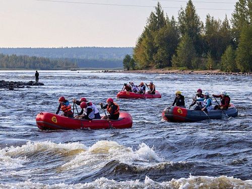 Всероссийские соревнования по рафтингу в Лосево