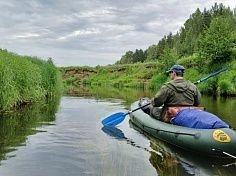 Фотография "EXPEDBOATS АРГОН-300" - надувной пак-каяк из ТПУ или ПВХ для экспедиций из ткань ПВХ (PVC) ткань ТПУ (TPU) 210D ткань ТПУ (TPU) 420D ТаймТриал