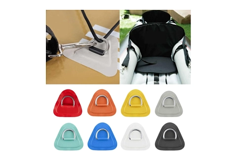 Кольцо треугольное металлическое (для крепления, коленных упоров, рюкзаков и т.д)