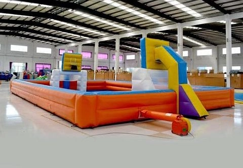 Надувное футбольное поле