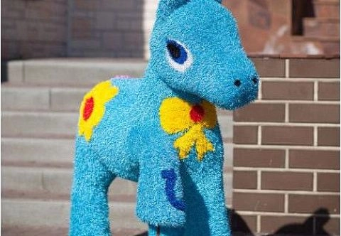 Топиарные фигуры, формы из искусственной травы. Изготовление, разработка