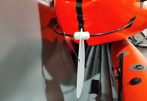 Курсовой стабилизатор на надувную байдарку, пакрафт. Съемный и регулируемый