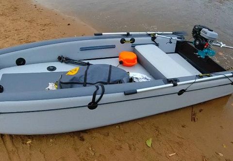 &quot;ДЖОНБОТ AIR&quot; - инновационная надувная моторная лодка ПВХ из AirDeck Drop Stitch с надувным дном НДВД