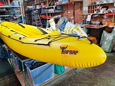 Фотография "ВАРВАР-310" - одноместный надувной каяк (байдарка) с надувным дном с самоотливом из ПВХ из ПВХ ТаймТриал
