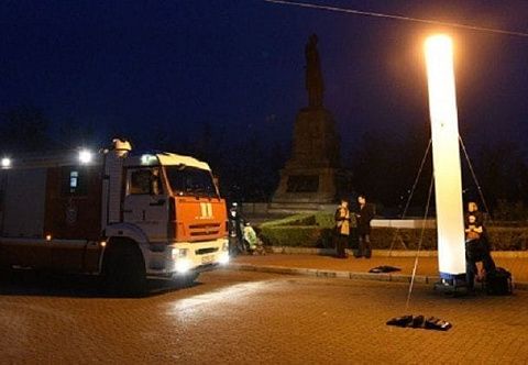 Световая вышка «Надувной фонарь для МЧС» с генератором