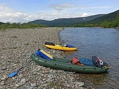 Фотография "EXPEDBOATS АРГОН-300" - надувной пак-каяк из ТПУ или ПВХ для экспедиций из ткань ПВХ (PVC) ткань ТПУ (TPU) 210D ткань ТПУ (TPU) 420D ТаймТриал