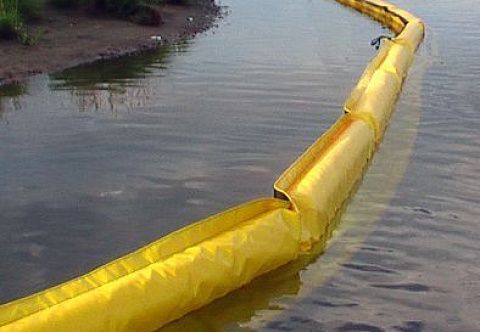 Надувные защитные боновые ограждения. Нефтесборные сооружения