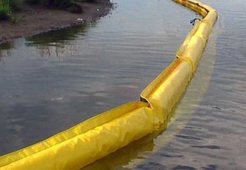 Надувные защитные боновые ограждения. Нефтесборные сооружения