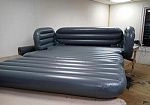 Фотография Надувной бескаркасный диван трансформер из ПВХ (PVC) ТаймТриал