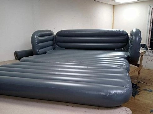 Надувной бескаркасный диван трансформер