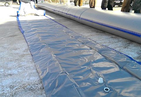 Мобильные водоналивные рукавные противопаводковые дамбы ВРД от наводнений, потопов