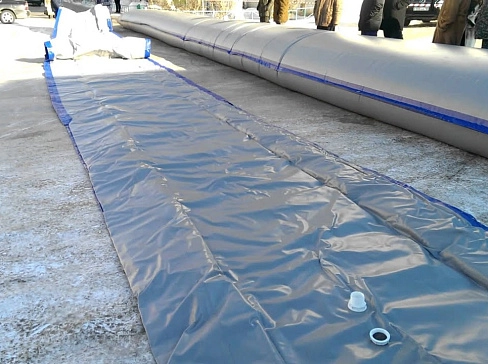 Мобильные водоналивные рукавные противопаводковые дамбы ВРД от наводнений, потопов