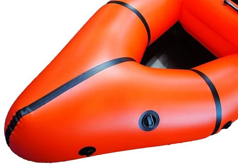 "АВРОРА" - легкий высокоскоростной пакрафт (компактный каяк, лодка) из ТПУ для сплавов по озерам, бурной воде