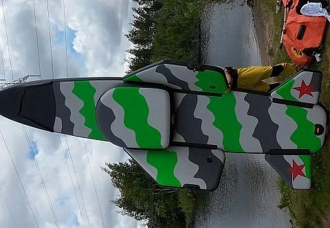 Надувная доска SUP (сапборд) “Саполёт-Истребитель” для отдыха, рыбалки, туризма