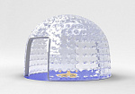 Надувной шатер-зорб для праздничных мероприятий «CASTLE» из ТПУ ТаймТриал