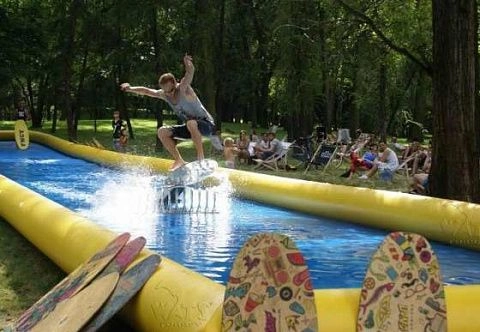 Надувной Скимбассейн (skimboard) для скимбординга для пляжа, бизнеса, корпоратива