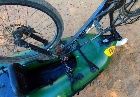 Набор для крепления велосипеда на надувную байдарку, каяк, лодку ПВХ