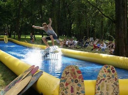 Надувной Скимбассейн (skimboard) для скимбординга для пляжа, бизнеса, корпоратива