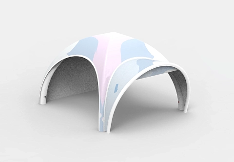 Надувной шатер для мероприятий классический с герметичным каркасом из ТПУ