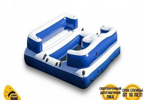 Надувная платформа для отдыха, купания и развлечения на воде «Island3»