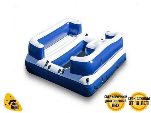 Надувная платформа для отдыха, купания и развлечения на воде «Island3»