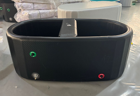 Овальная ледяная ванна IPOOLGO купель из AirDeck Drop Stitch