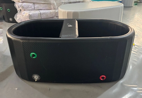 Овальная ледяная ванна IPOOLGO купель из AirDeck Drop Stitch