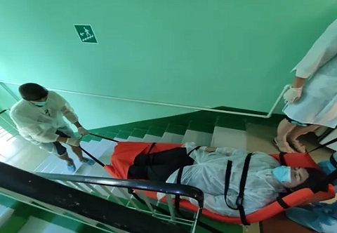 Эвакуационный мат для транспортировки пациентов