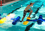Фотография Надувной водный аттракцион для детей и взрослых "Бегущий по воде" из ПВХ ТаймТриал