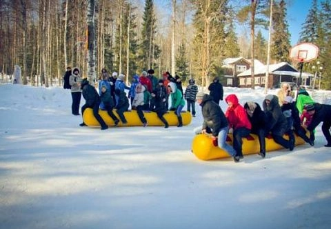 Надувная труба для эстафет, корпоративов «Торпеда»