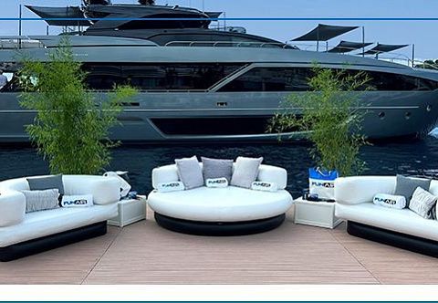 Круглый надувной диван из AirDeck Drop Stitch