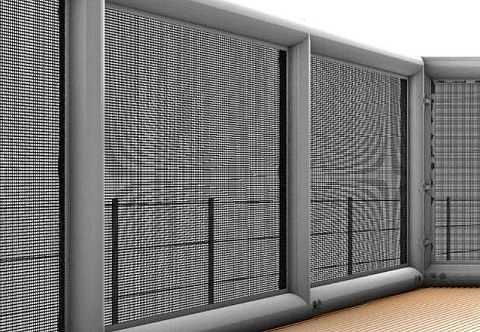 Надувное ограждение для баскетбольной, волейбольной площадки