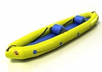Фотография "ЭКШН-385" - двухместная надувная лодка ПВХ с надувным дном с самоотливом (НДНД) из ПВХ (PVC) ТаймТриал