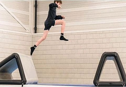 Надувная рампа для гимнастики и паркура 