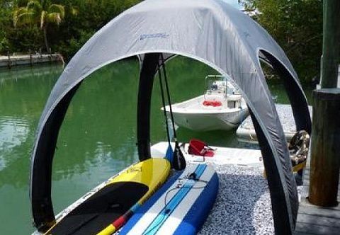 Надувная плавающая беседка из AirDeck Drop Stitch для развлечений и отдыха на воде