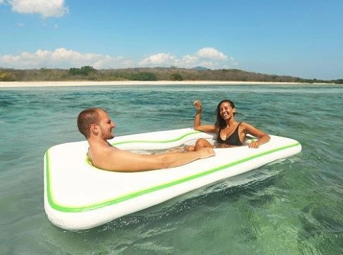 Надувной двухместный бассейн для открытой воды с сиденьями