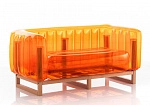 Фотография Надувной прозрачный диван из ТПУ (TPU) 0,7 мм ТаймТриал