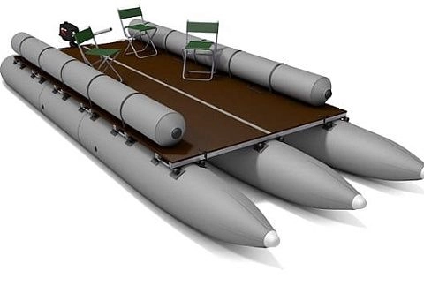 Комплект надувных баллонов для тримарана