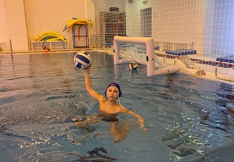 Профессиональные мобильные надувные ворота для водного поло Профессиональные мобильные надувные ворота для водного поло