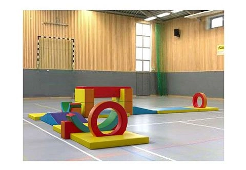 Большая мягкая полоса препятствий для веселых стартов