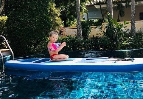 Надувная доска для серфинга TimeTrial SUP (сапборд) 