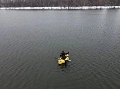 Фотография "СПУТНИК EZ" - одноместный легкий пакрафт из ТПУ для сплава по озерам, рекам, водных походов из ТПУ (TPU) 210D ТаймТриал