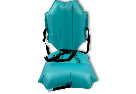 "С-42ТПУ" - надувное сиденье с спинкой из ТПУ для байдарок, каяков, пакрафтов