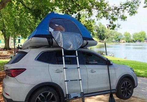 Надувная платформа под палатку на крышу автомобиля Надувная платформа под палатку на крышу автомобиля