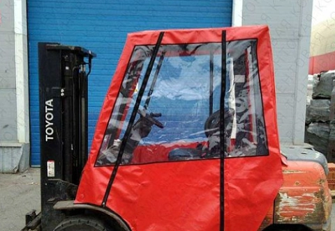 Защитный чехол (тент) из ПВХ на погрузчик
